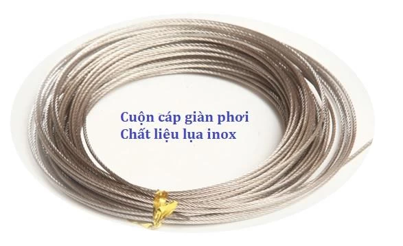 thay cáp giàn phơi inox 3.04