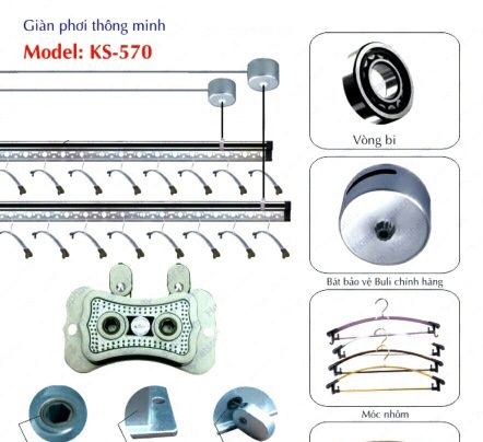 Giàn phơi thông minh Hoà Phát KS – 570